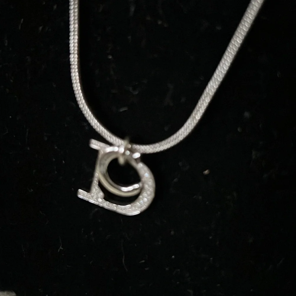 Christian Dior Jewelry Set Necklace with hook Earrings